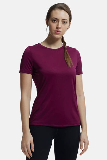 Buy Jockey Anti Microbial Relaxed Top - Grape Wine